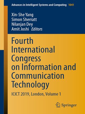 cover image of Fourth International Congress on Information and Communication Technology